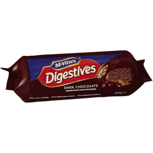 MCVITIES DIGESTIVE CHOCO DARK 266G