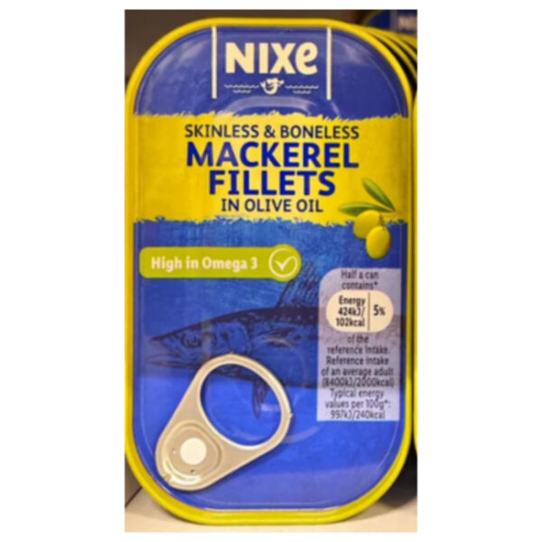 NIXE MACKEREL FILLETS 125G