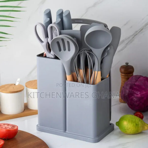 SILICONE KITCHEN UTENSILS SET