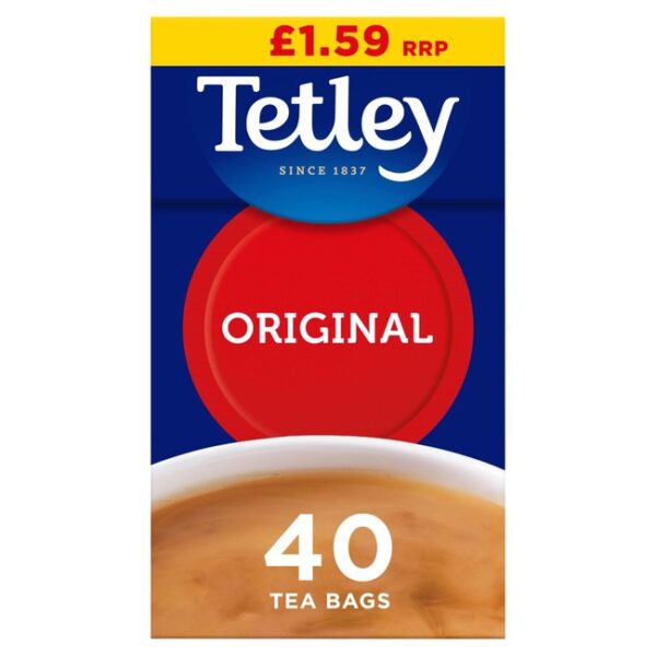 TETLEY TEA ORIG SOFT (40BAGS)125G