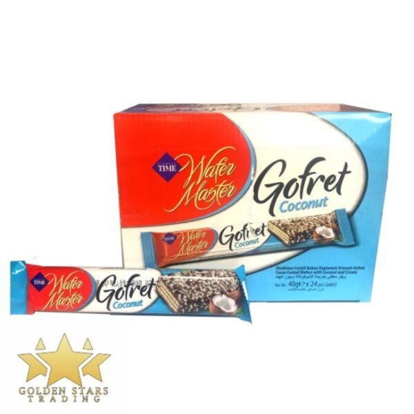 GOFRET WATER COCONUT & CREAM 40G