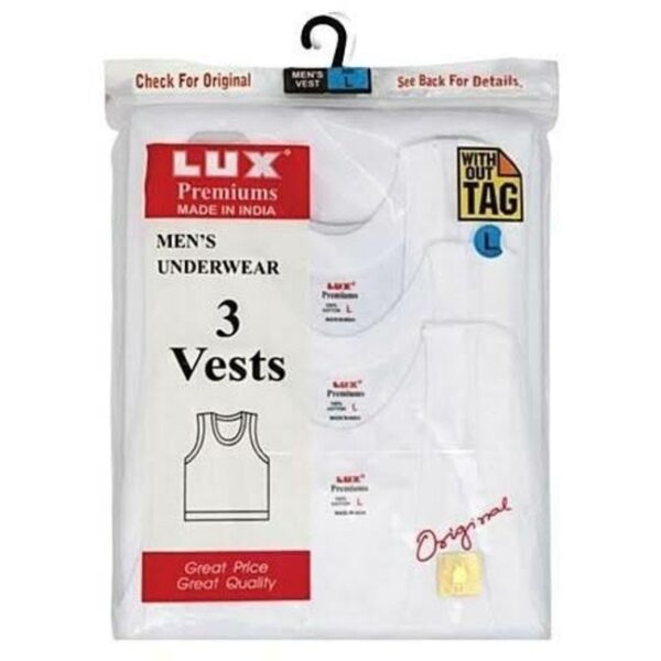 LUX PREMIUMS KIDS GIRL VEST 3PCS