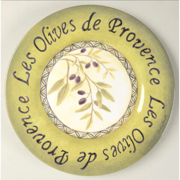 OLIVES MELAMINE PLATE 1240100 10"