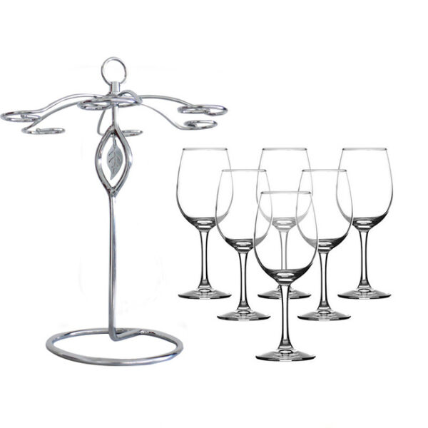 QING PING GUO 6PCS STEM WINE GLASS EJ5645