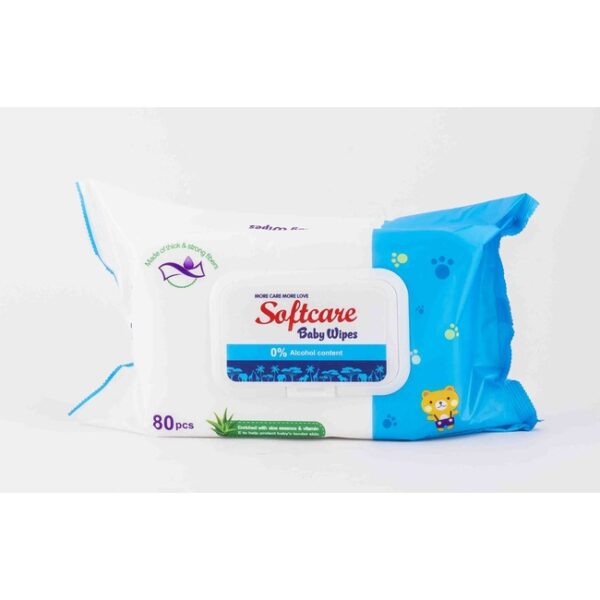 SOFTCARE BABY WIPES 80PCS