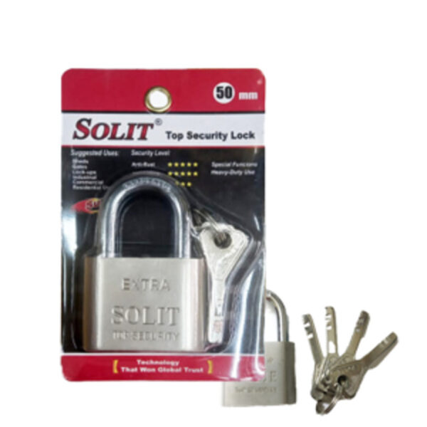 SOLIT EXBAG PADLOCK SHORT 50MM