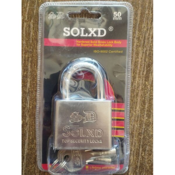 SOLXD PADLOCK SHORT 50MM