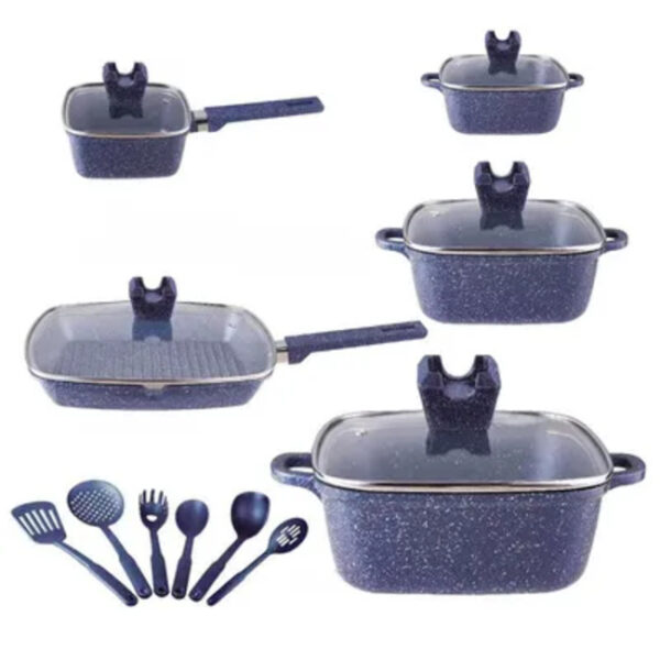 UNIQUE 16PCS DIE CAST COOKWARE