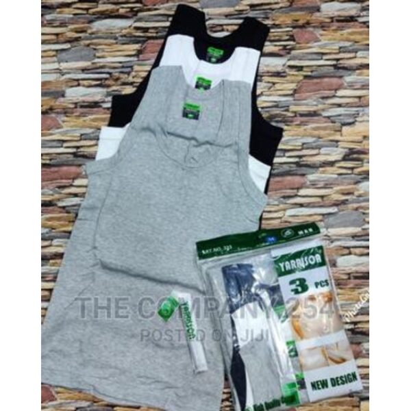 YARRISON MEN'S VEST 3PCS COLOURED