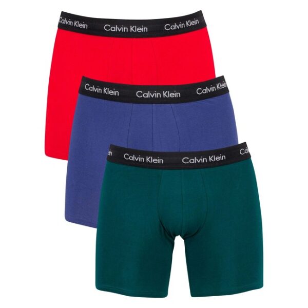 CALVIN KLEIN COTTON STRETCH BOXERS 3PK