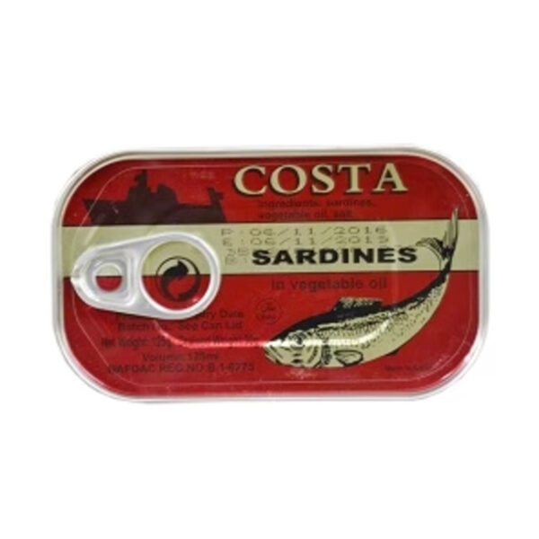 COSTA SARDINE 125G