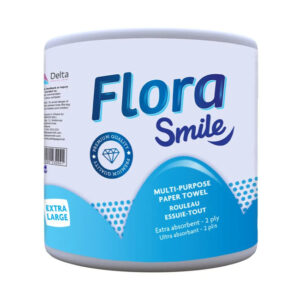 FLORA SMILE HAND TOWEL (BLUE)