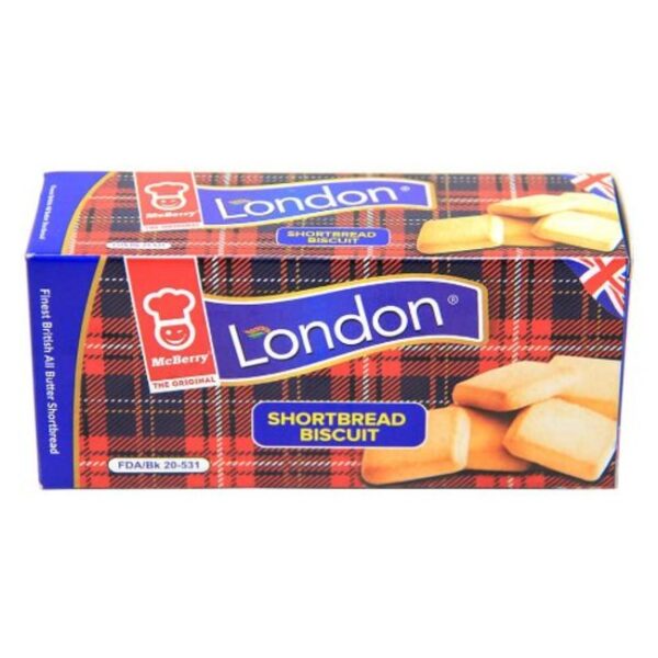 MCBERRY LONDON SHORTBREAD BISC 80G