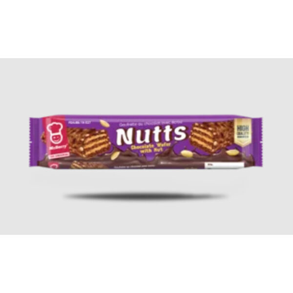 MCBERRY NUTTS CHOCO WAFER 25G