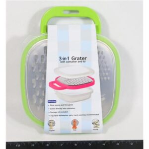 3 IN 1 GRATER WITH CONTAINER 8923