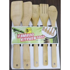 BAMBOO SPOON 5PCS SET