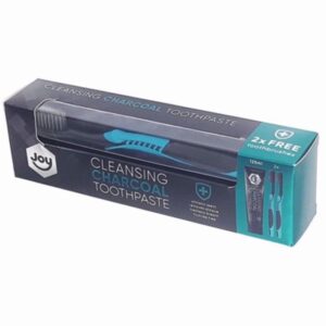 JOY CLEANSING CHARCOAL T-PASTE+ 2BURSHES