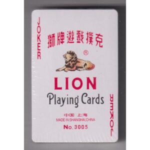 LION PLAYING CARDS SET