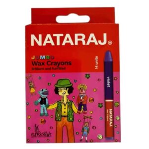 NATARAJ JUMBO WASHABLE WAX CRAYON